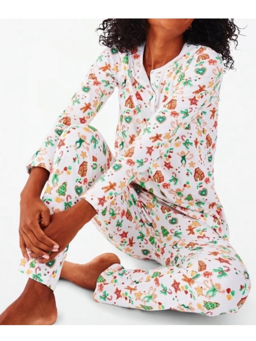 🎄Gingerbread Party Pajamas pants only